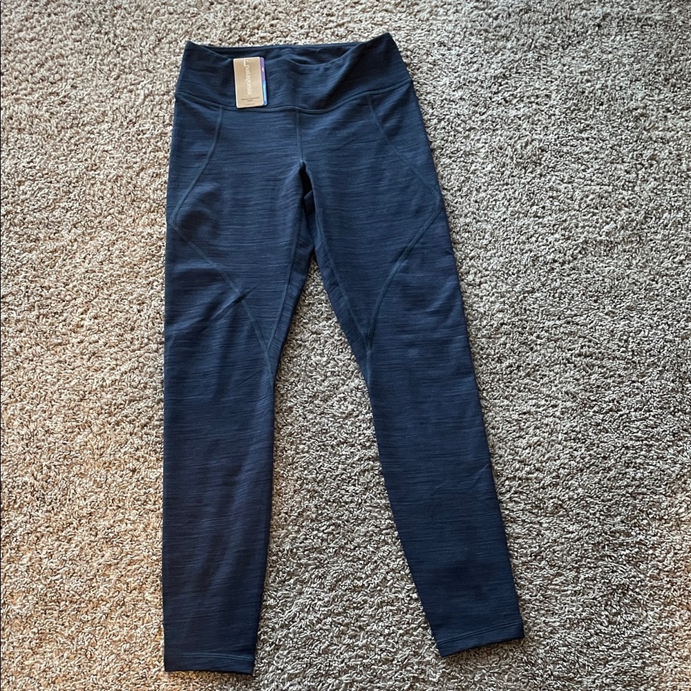 Patagonia Space Dye: Dolomite Blue Formfitting Women’s Centered Tights